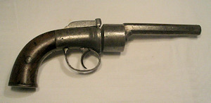 Click to enlarge a to enlarge an 80 bore octagonal barrelled transitional revolver